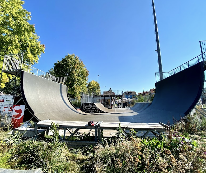 Backyard skatepark